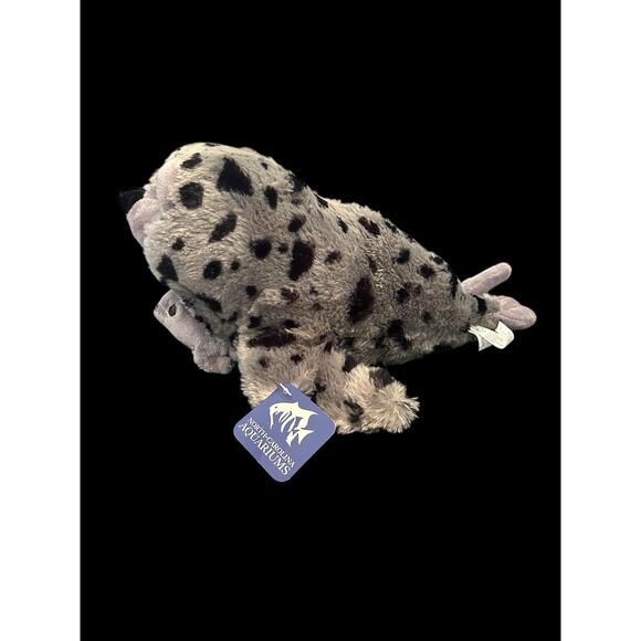 Spotted Seal Mother and Baby 14" The Petting Zoo Stuffed Animal Plush - Picture 4 of 6